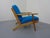 Mid-Century Modern Danish GE290 Chair in Oak and Kvadrat Hallingdal by Hans J. Wegner for Getama, 1960s For Sale - Image 3 of 18