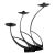 Vintage Gadi Elhat Signed Brutalist Sculptural 3-Tier Candle Holder For Sale
