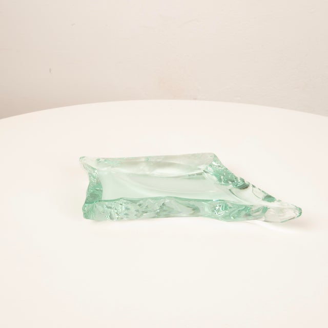 Fontana Arte Crystal Ashtray from Fontana Arte, Italy, 1950s For Sale - Image 4 of 17