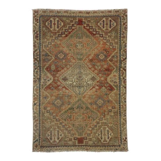 Antique Persian Shiraz Rug - 03'04 X 05'00 For Sale