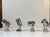 Vintage Italian Nautical Ship Cabin Wall Lights in Chrome, 1970s, Set of 4 For Sale - Image 3 of 11