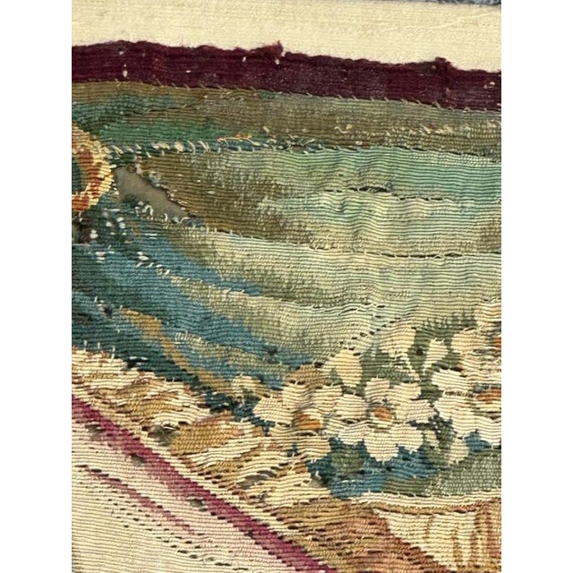 18th Century French Aubusson Silk Tapestry For Sale - Image 15 of 18