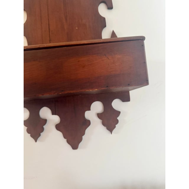 Gothic 19th Century Victorian Gothic Revival Wall Mount Box For Sale - Image 3 of 12