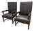 Early 20th Century Renaissance-Style Armchairs Featuring Carved Walnut Wood and Lion Head Armrests. For Sale