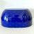 1960s Mid Century Modern Ampleur Ejiry Blue Oval Enamel Bowl W White Diamonds For Sale - Image 4 of 10