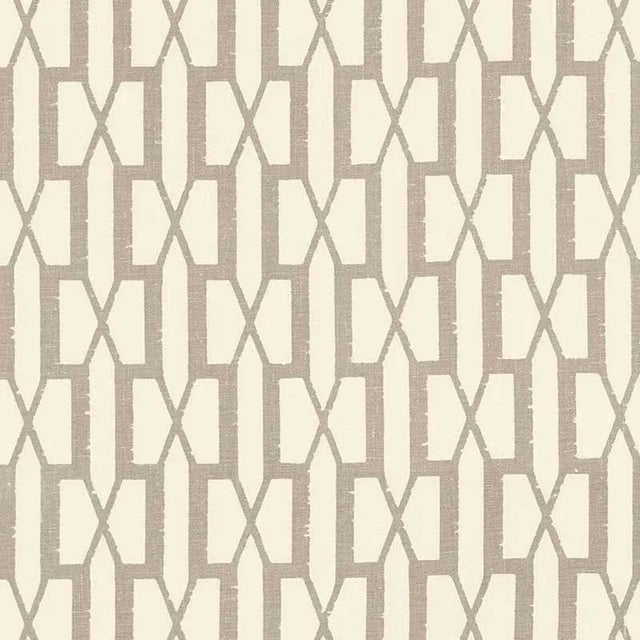 Sample- Schumacher X Veere Grenney Belvedere Fabric in Lilac For Sale