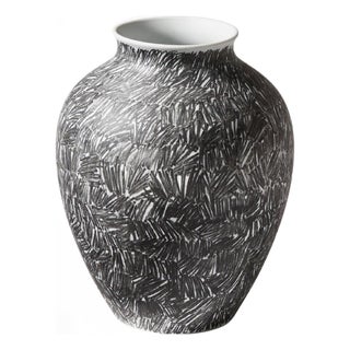 Post Scriptum Ad Orcino Tratto Misto Nero Vase by Formafantasma for Cassina For Sale