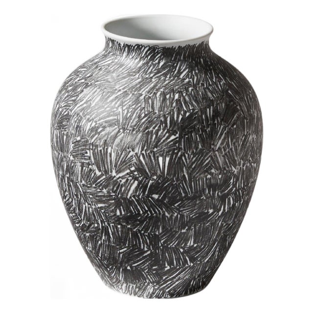 Post Scriptum Ad Orcino Tratto Misto Nero Vase by Formafantasma for Cassina For Sale