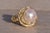 Gold The Malibu Creek: Pearl and Natural Diamond Swirl Ring in Yellow Gold For Sale - Image 8 of 11