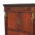 Antique French Empire Flame Mahogany Abattant with Figural Ormolu 19th Century For Sale - Image 10 of 12