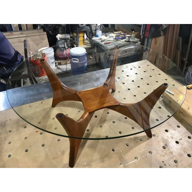 Mid-Century Modern Walnut Coffee Table Model “1649-Pt” Adrian Pearsall For Sale - Image 10 of 13