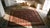 Brown 1920s Brown Geometric Tribal Antique Persian Malayer Rug 4'8" X 5'6" Handknotted Wool Carpet For Sale - Image 8 of 10