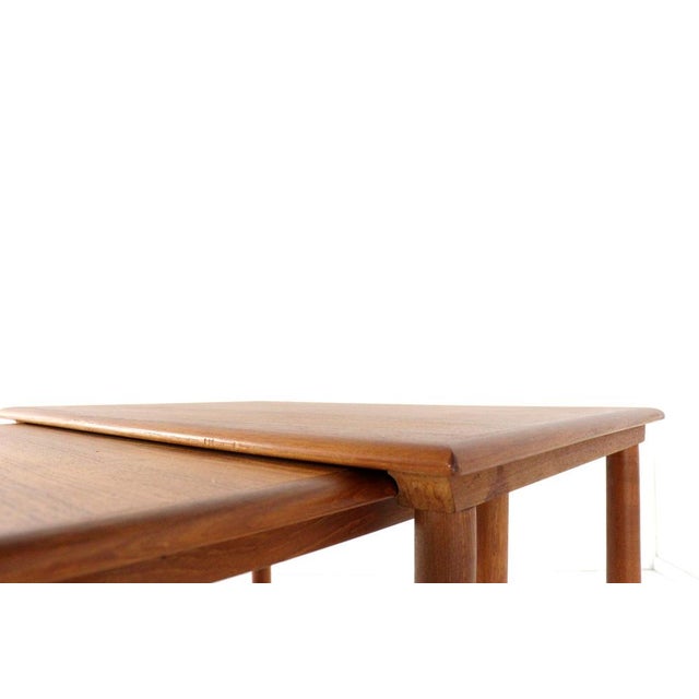 Wood Fangel Nesting Tables, Set of 3 For Sale - Image 7 of 16