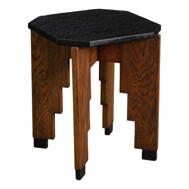 Antique Art Deco Side Table, 1920s For Sale