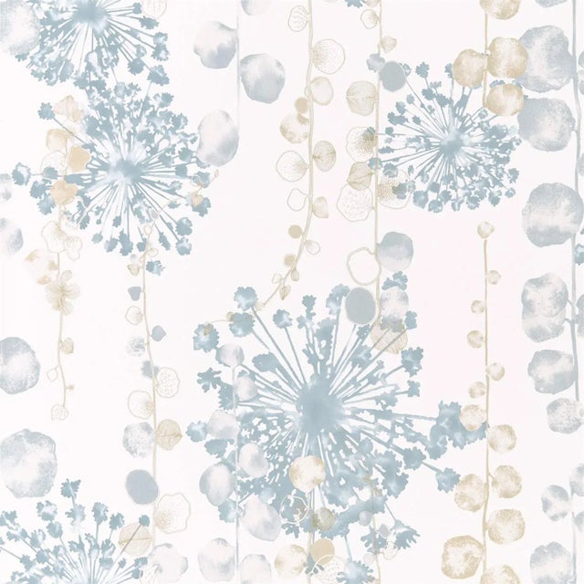 Harlequin Moku Wallpaper in Ocean/Sand For Sale