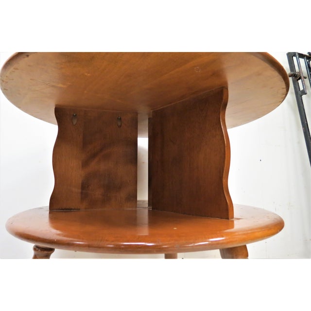 Ethan Allen Early American Round End Table Chairish