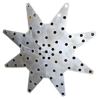 Luminous Star with Eight Tips, Italy, 1940s For Sale