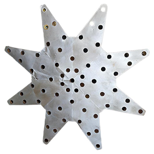 Luminous Star with Eight Tips, Italy, 1940s For Sale