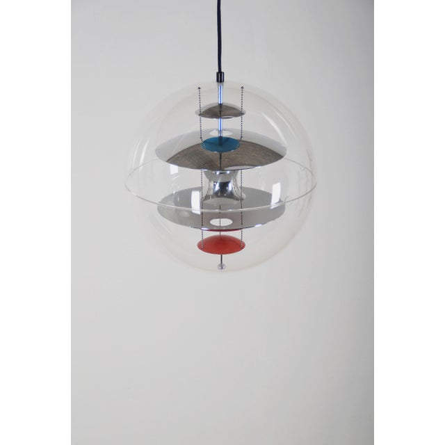 Vp globe pendant lamp designed by verner panton in 1969. This futuristic lamp was manufactured by verpan, a subsidiary of...