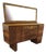 Art Deco Italian Credenza in Walnut with Mirrors For Sale