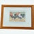 French Country Antique French Rooster & Poultry Lithographs in Burled Wood Frames – Set of 3 For Sale - Image 3 of 7
