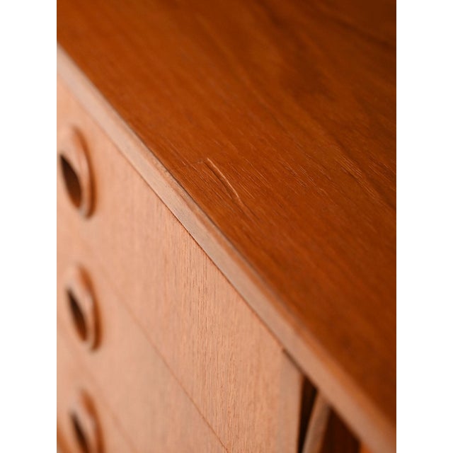 Sideboard with Bookcase in Teak and Mahogany, 1960s For Sale - Image 9 of 12