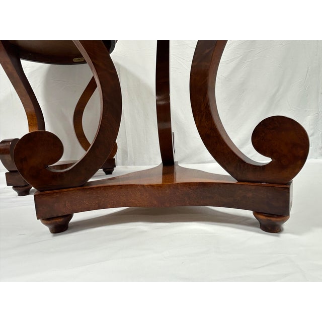 Late 20th Century Late 20th Century Italian Rho Mobili d'Epoca Biedermeier Style Side Table - A Pair For Sale - Image 5 of 12