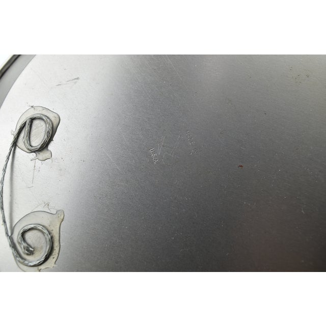 Metal Hand-Painted Alaska Scenic Landscape Metal Display Wall Plate For Sale - Image 7 of 7