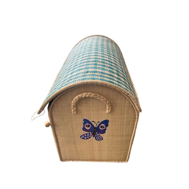 Made by unknown manufacturer , Whimsy meets artisanal craftsmanship in this one-of-a-kind woven storage trunk. A masterful...