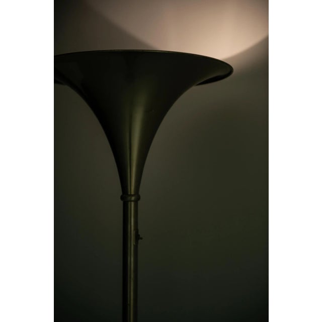 1950s Danish Floor Lamp Uplight Attributed to William Watting, 1950s For Sale - Image 5 of 9