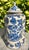 Chinese Blue & White Porcelain Lidded Ginger Jar For Sale - Image 4 of 9