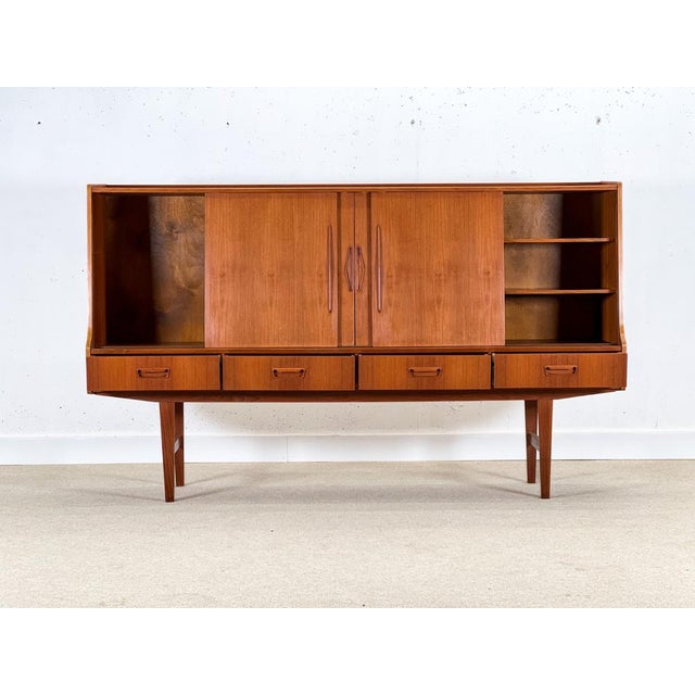 Danish High Sideboard by E. W. Bach, 1960s For Sale - Image 4 of 14
