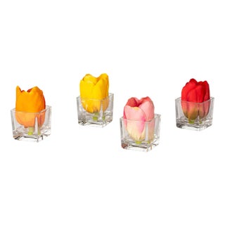 Italian Eternity Placeholder Tulip Yellow Set Arrangement Composition from VGnewtrend For Sale