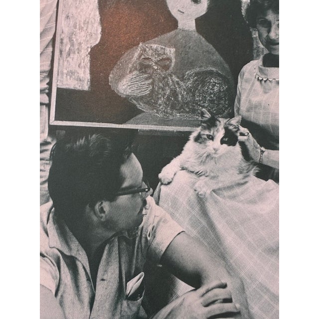 Paper Rare Vintage "The Siegriests a Family of Artists" Lundy Siegriest Hand-Signed Exhibition Poster 1980 For Sale - Image 7 of 10