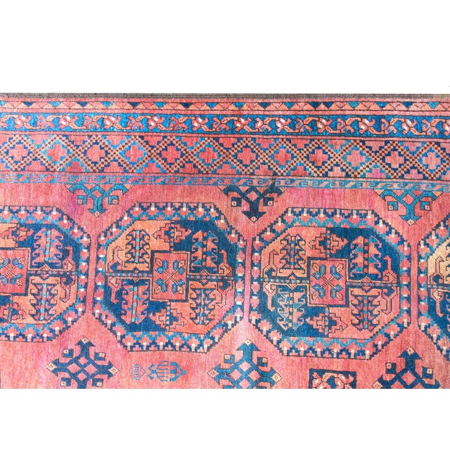 Early 20th Century Afghani Ersari Rug For Sale - Image 12 of 15