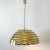 Mid-Century Modern Large Mid-Century Modern Brass Dome Pendant Lamp from Vereinigte Werkstätten Collection For Sale - Image 3 of 11