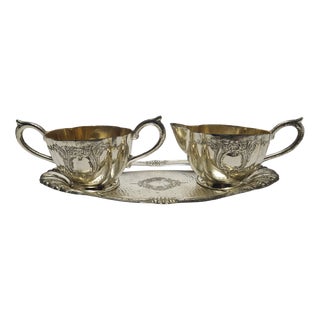 Pop Art Sugar Bowl and Milk Jug, Sweden, 1960s, Set of 3 For Sale