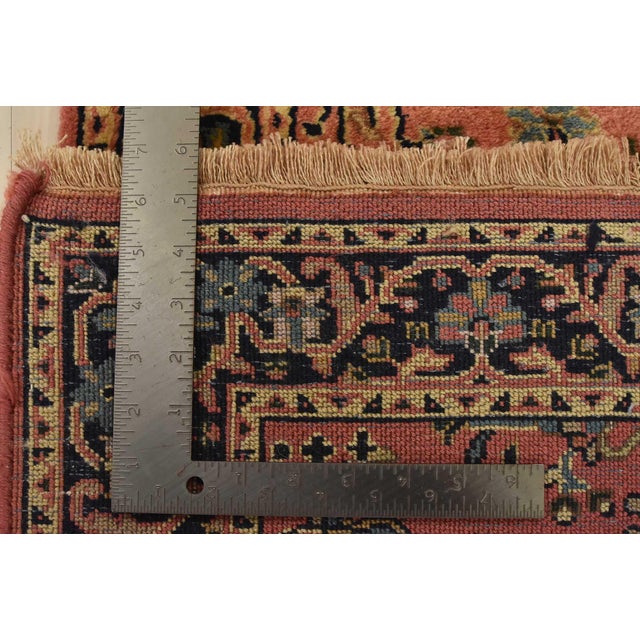 Fine Sarouk Rug 2’5” X 4’6” Pink Wool Traditional Hand-Knotted Oriental Carpet For Sale - Image 9 of 9