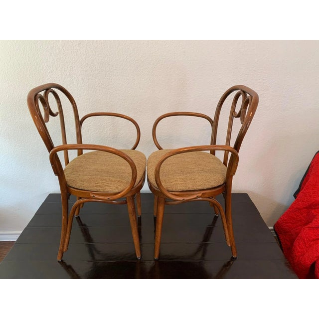 1960s Bentwood Dining Chairs by Thonet - Set of 4 For Sale In Austin - Image 6 of 13