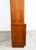 Wood 1960s Mid Century Modern China Cabinet Garrison Hutch Glass Display Danish Furniture M For Sale - Image 7 of 12