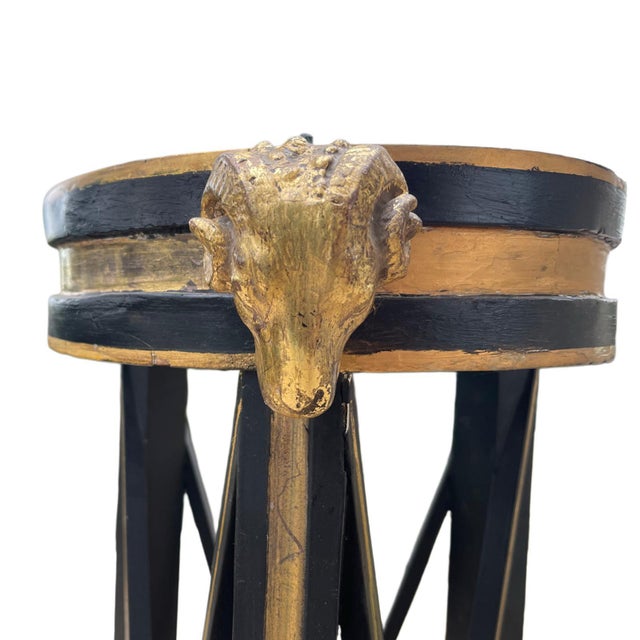 Ebonised and Giltwood Torchères, Set of 2 For Sale - Image 3 of 10