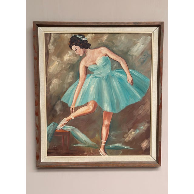 Leif Alring, Ballerina, 1960s, Oil on Canvas, Framed For Sale - Image 10 of 17