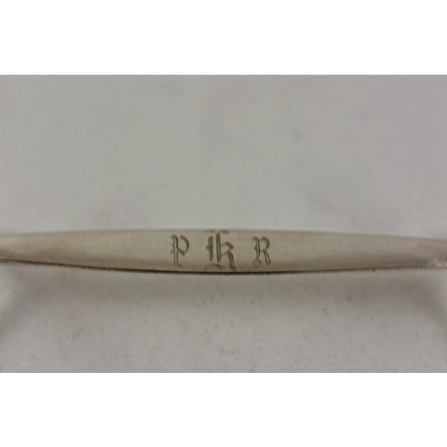 Early 19th Century Austrian 900 Sterling Silver Jack End Knife Rests- Set of 4 For Sale - Image 5 of 10