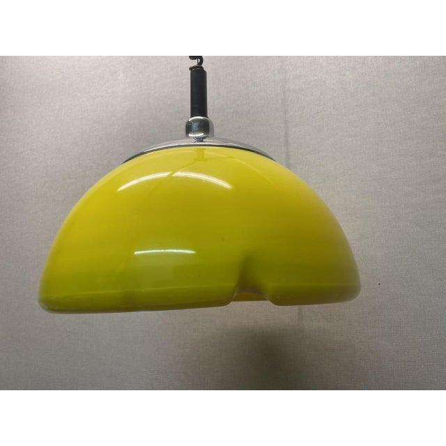 Space Age Mushroom Ceiling Lamp in Yellow by Cosack, 1960s For Sale - Image 5 of 18