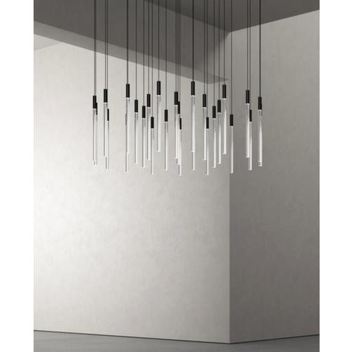 Black Plexi Lamp in Steel and Acrylic Glass by Angelo Mangiarotti For Sale - Image 11 of 12