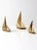 Metal Mid Century Brass Sailboats Set of 3 For Sale - Image 7 of 12