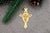 Crucifix Pendant in 19.2k Gold For Sale - Image 6 of 6