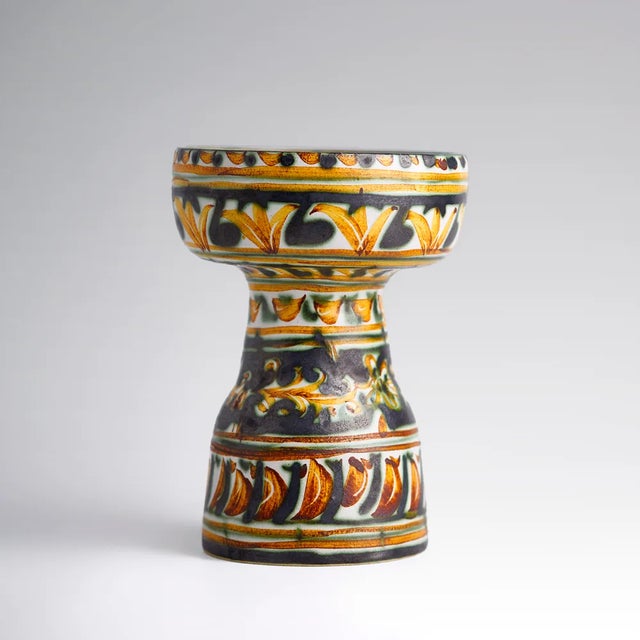 1960s French Ceramic Candleholder by Paul Yvain, 1960s For Sale - Image 5 of 5