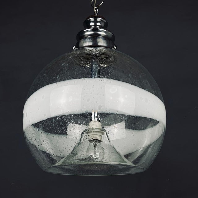 Large Murano Glass Pendant Lamp by Ettore Fantasia & Gino Poli Sothis, Murano, Italy, 1970s For Sale - Image 13 of 14