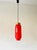 Mid-Century Modern Red Pendant Light attributed to Vetreria Vistosi Murano, 1960s For Sale - Image 11 of 15